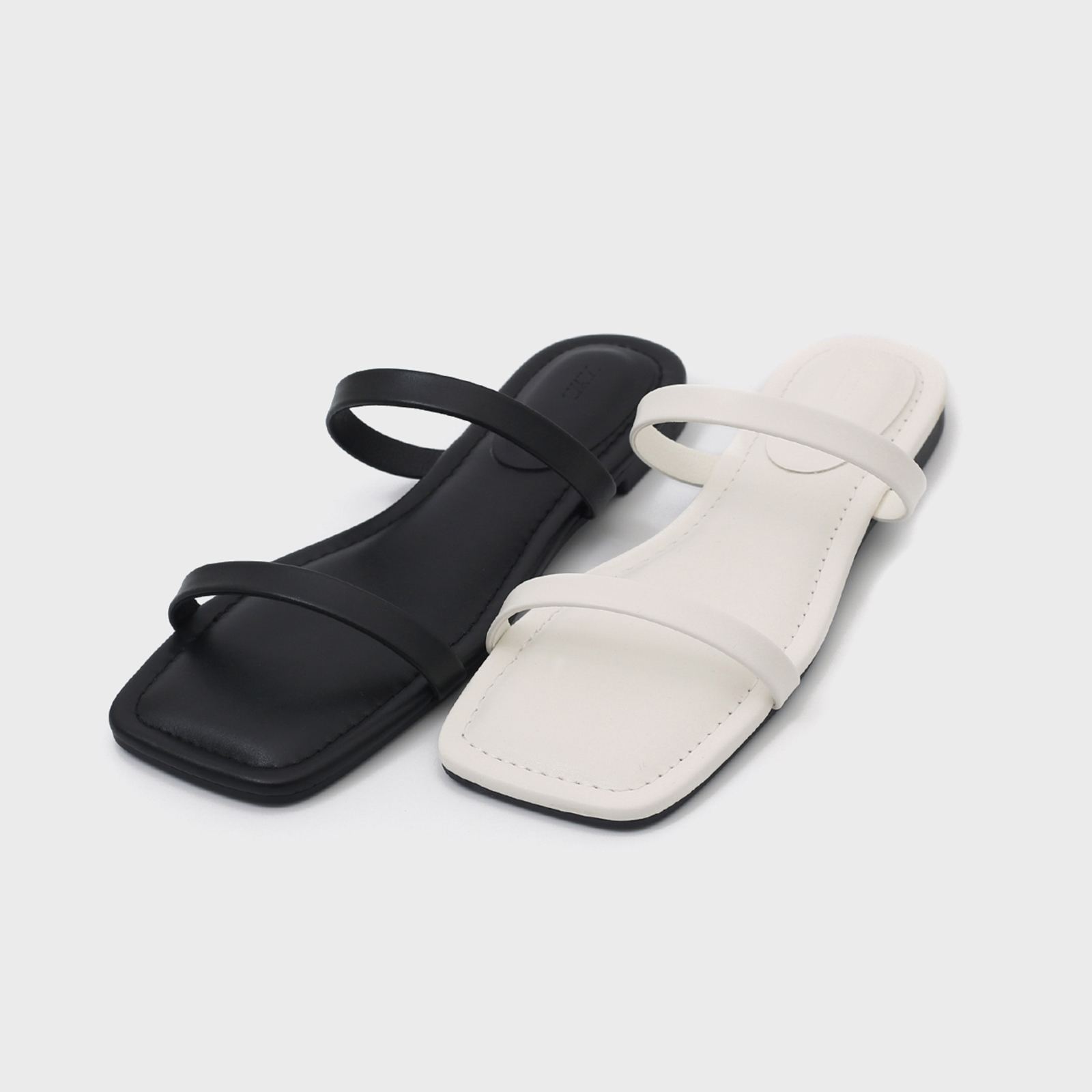 [미쏘]스트랩 플랫 뮬 MIAAPD520G