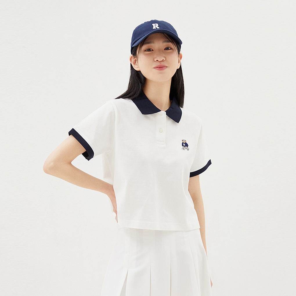 [여성용] (우디) 크롭 폴로카라 반팔티_SPHWD24G01- 이랜드몰