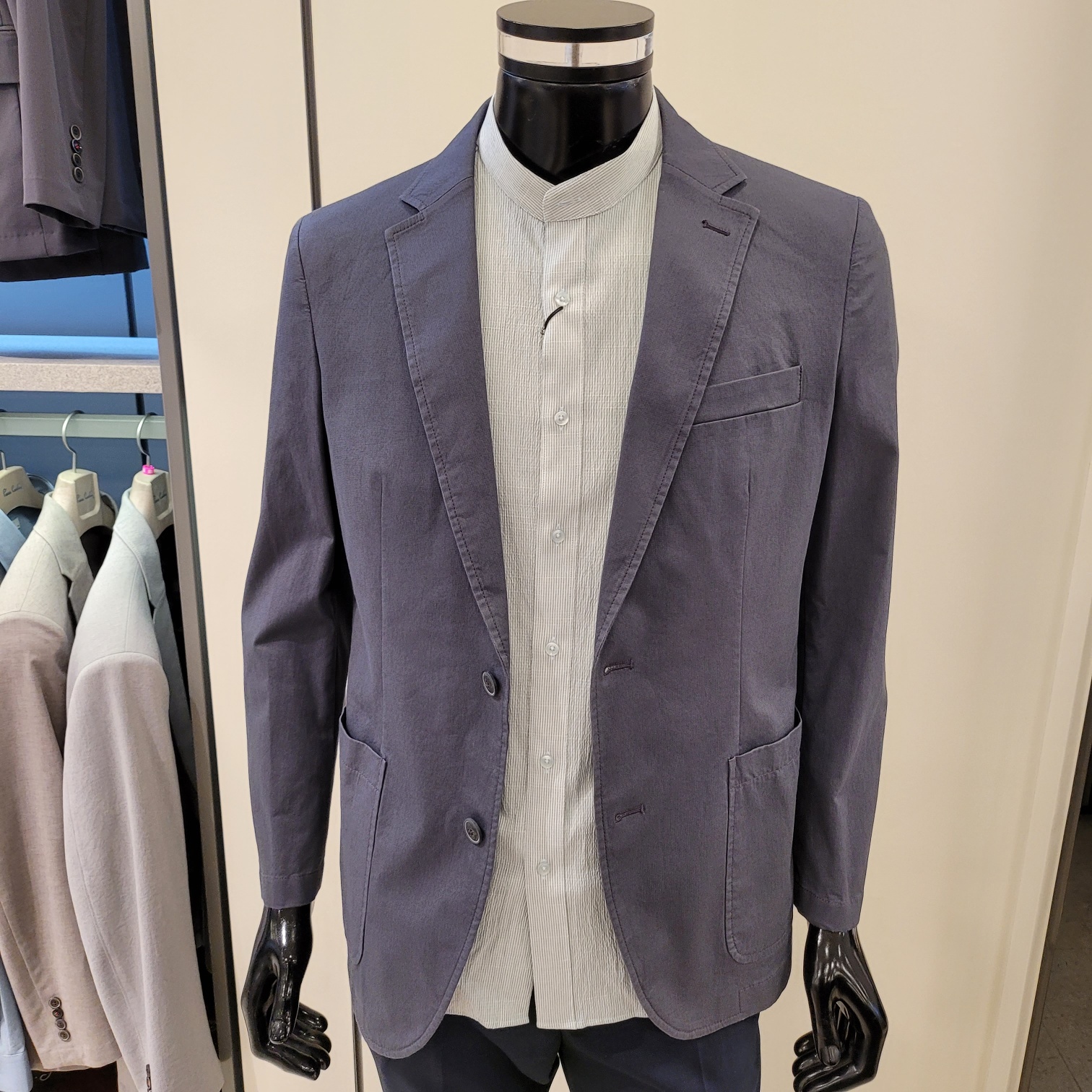 [피에르가르뎅] 23S/S 피에르가르뎅 가먼트 워싱 슬림핏 자켓 POJK1105 울산뉴코아- 이랜드몰