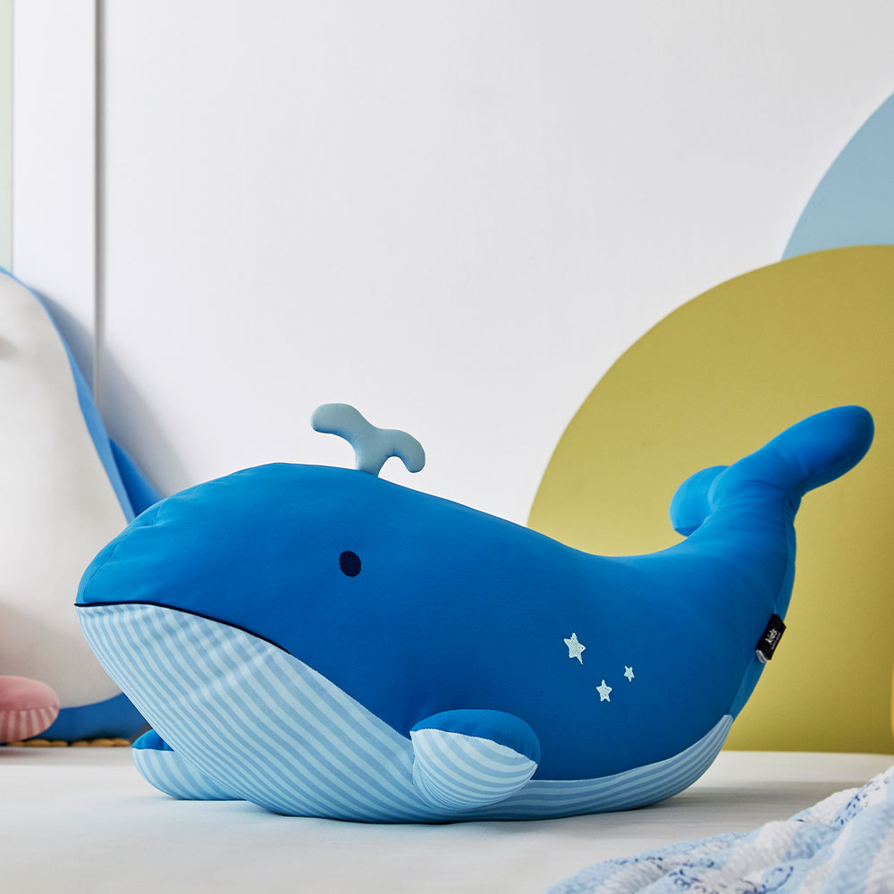 3도씨) 슈퍼쿨 애착 쿨링 바디필로우 고래 블루 70*35_CZ1123014- 모던