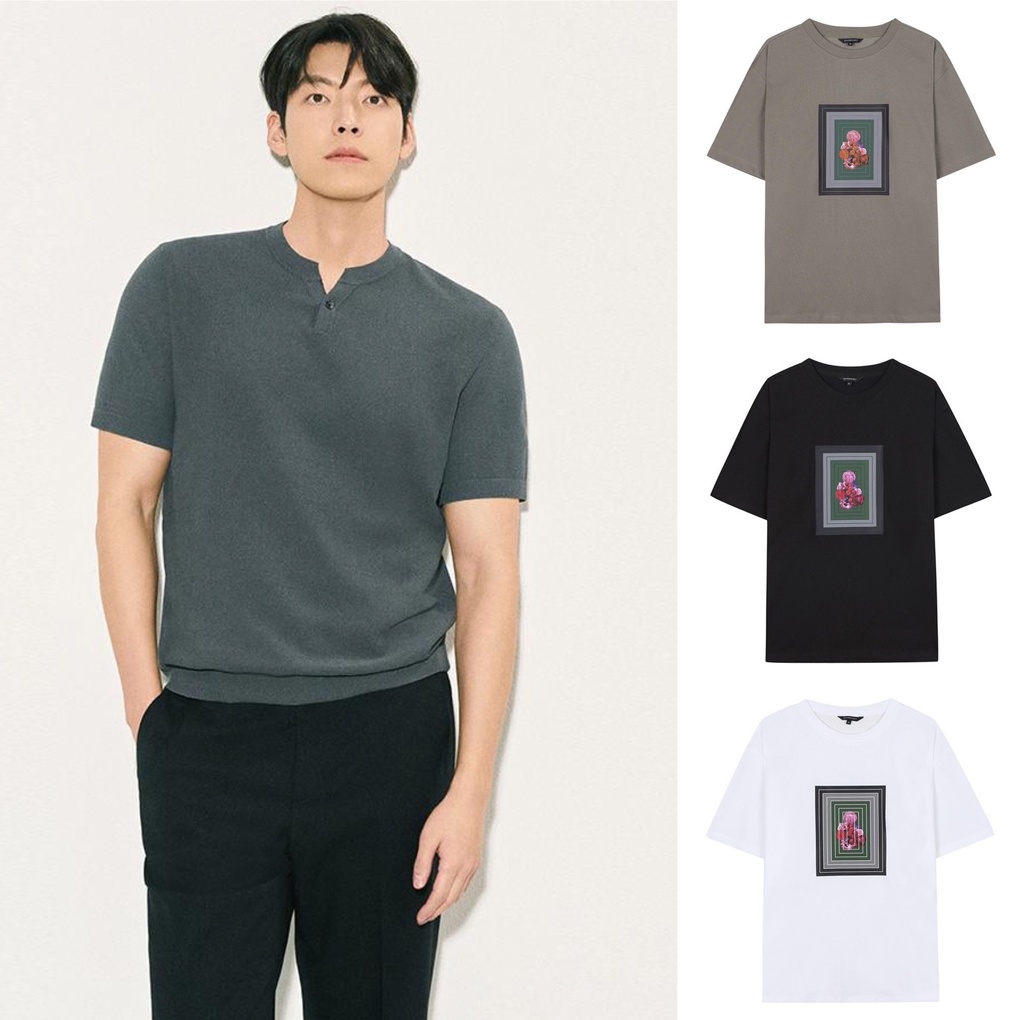 [파렌하이트]23S/S 세미오버핏 플라워 아트웍 반팔티셔츠 3종 택1[FGIBD3317]- 이랜드몰