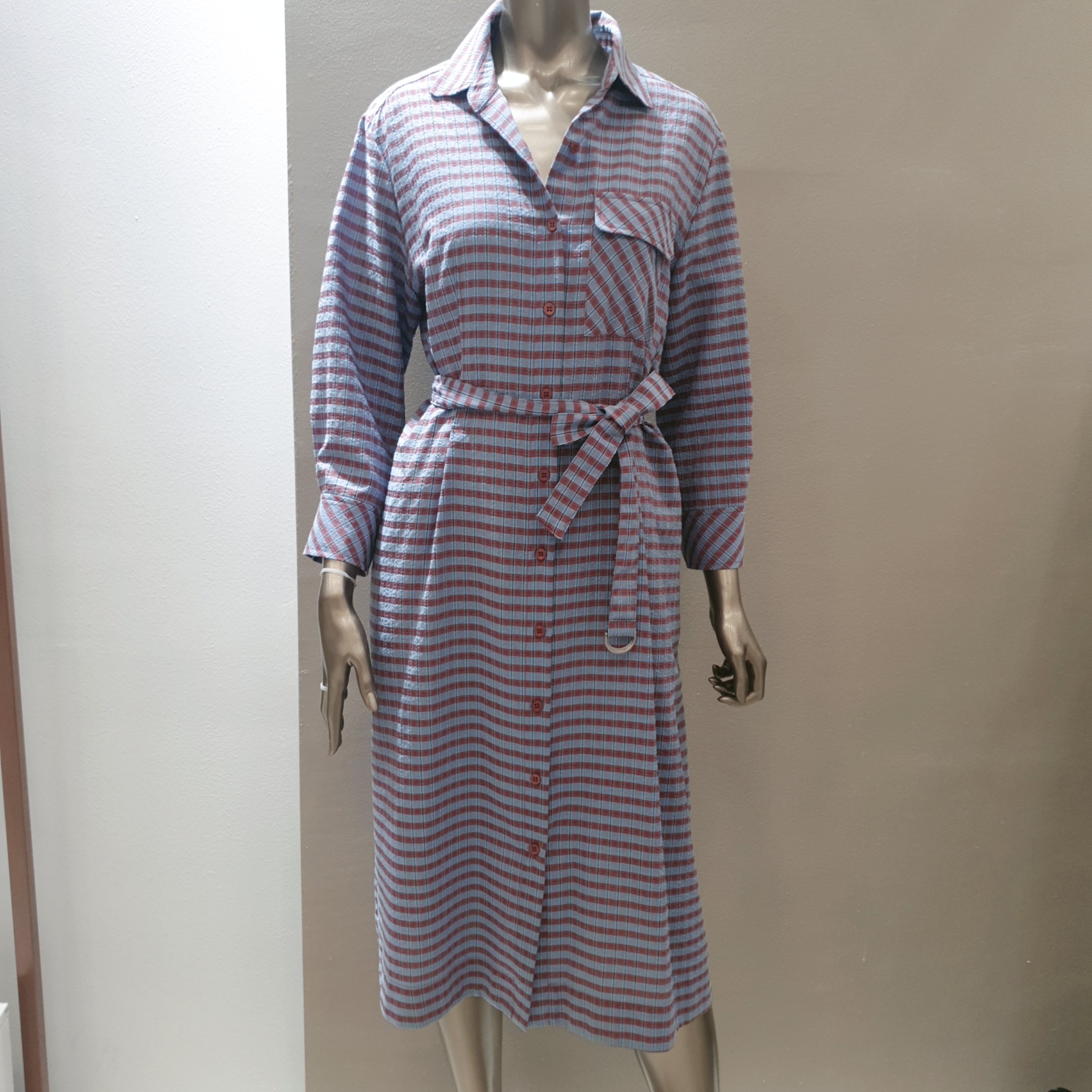 동아백화점 구미점 [안지크] 동아백화점 대박 카라형,제천벨트 정장 원피스 AF2-OP5160