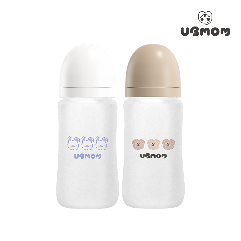 유비맘 수유안심 노꼭지 유리젖병 240ml 1P- 이랜드몰