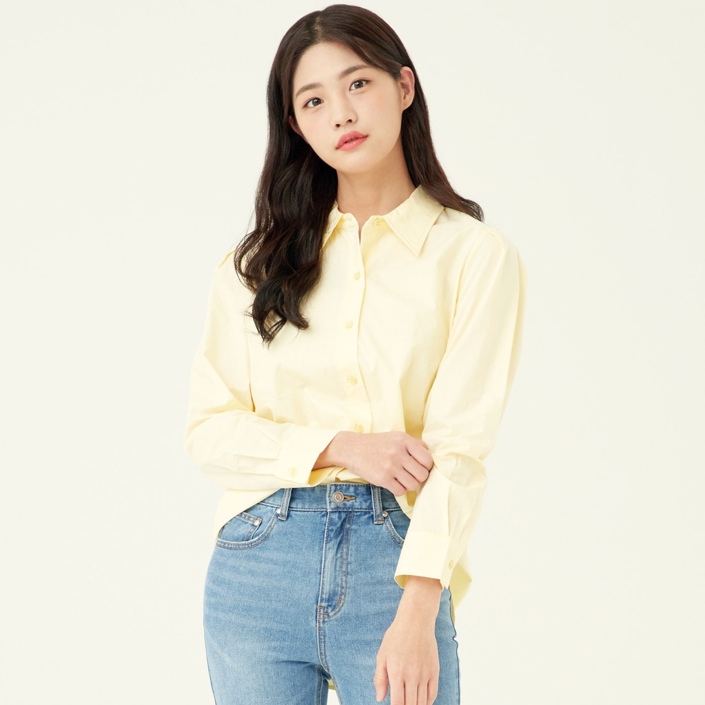 봄칼라 퍼프소매 셔츠 (2colors)_RMYWA24RQ1