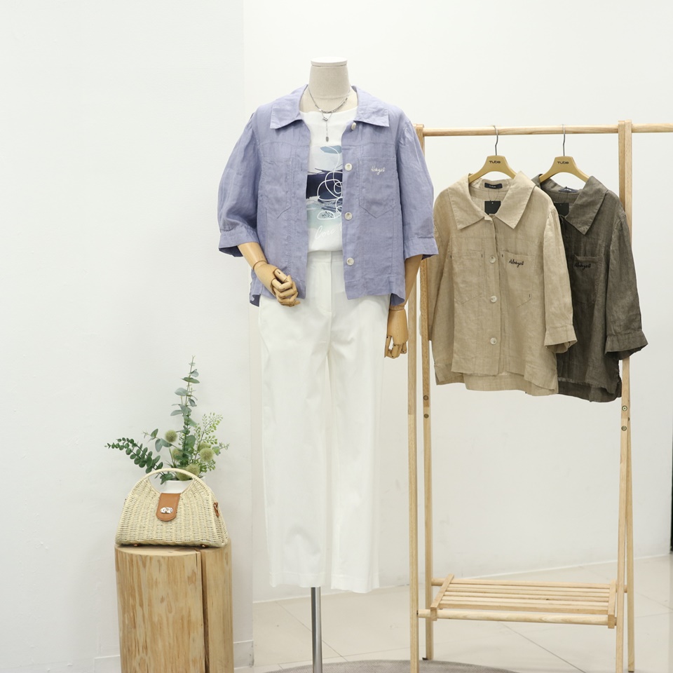 튜브 린넨100 자켓 TUJQ23802