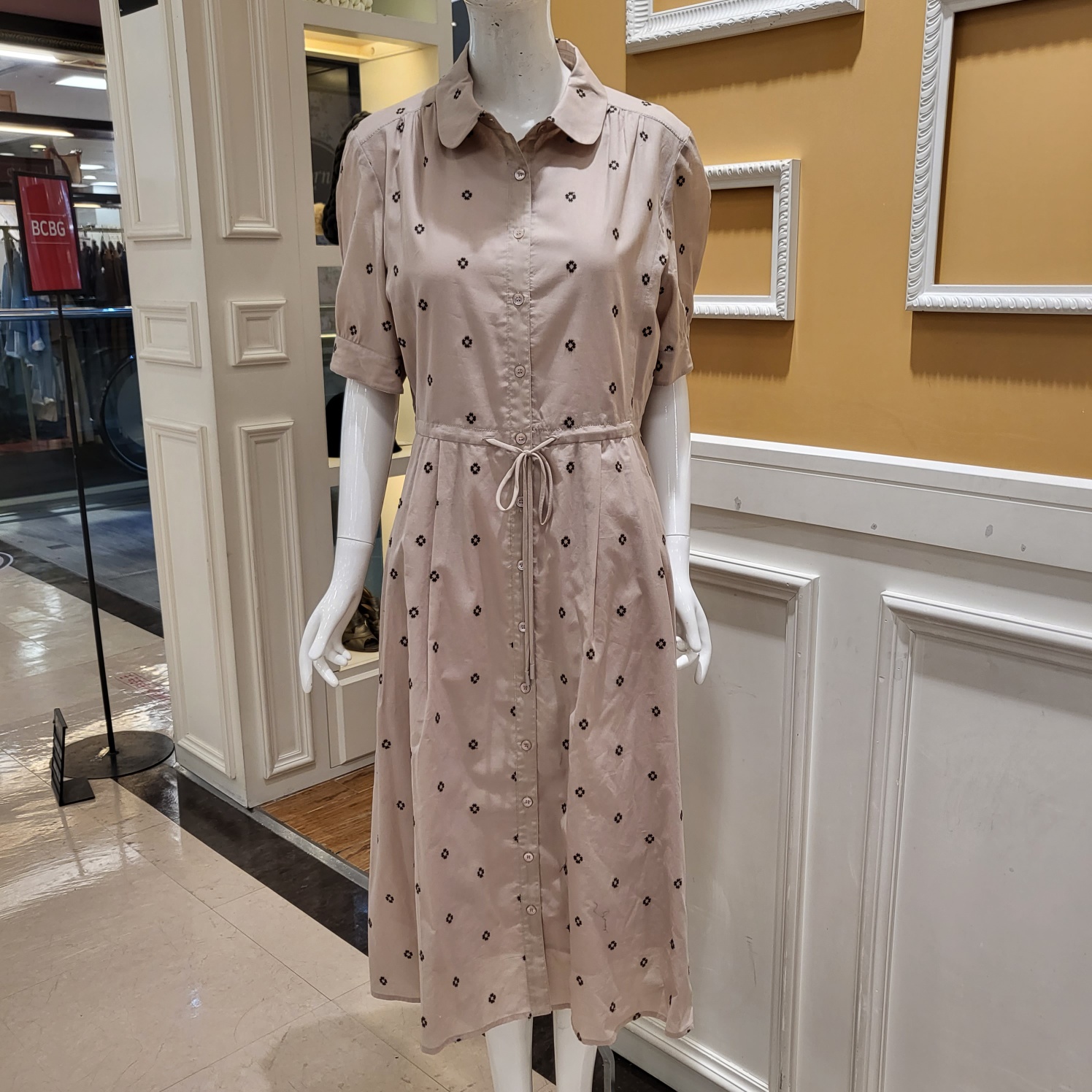 BCBG 비씨비지 가을23 플링자수 원피스 B3C7O611- 이랜드몰