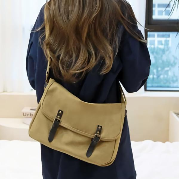 [기타 ]남녀 공용 모던 므시 크로스백 학생 가방