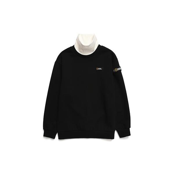 내셔널지오그래픽 키즈 N203KSW930 터틀넥 레이어드 MTM CARBONBLACK- 이랜드몰