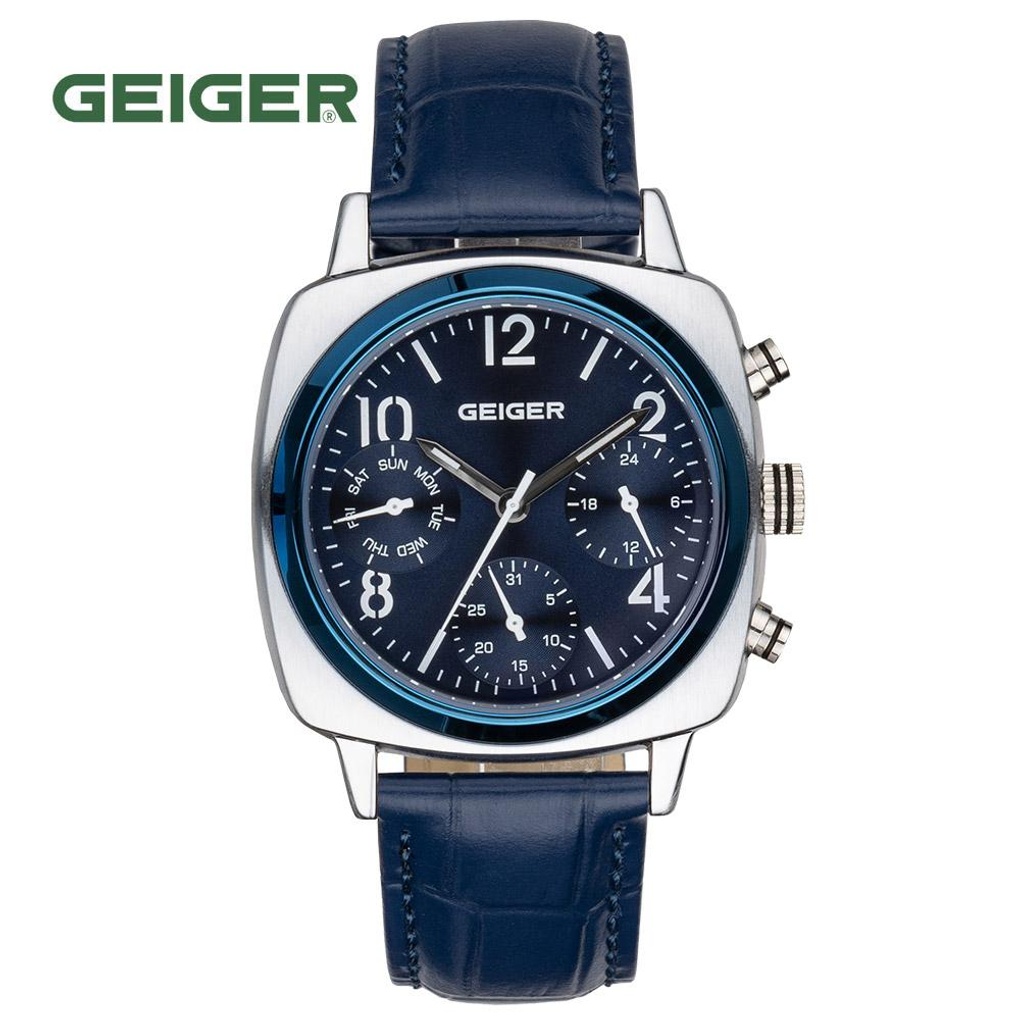 Geiger Watch 가이거(GEIGER) 남성 가죽 시계 GE1257BUBU- 이랜드몰