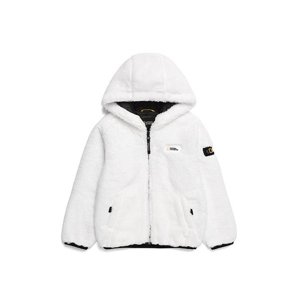 내셔널지오그래픽 키즈 N204KFT970 열풍 FLEECE F-ZIP WHITE- 이랜드몰