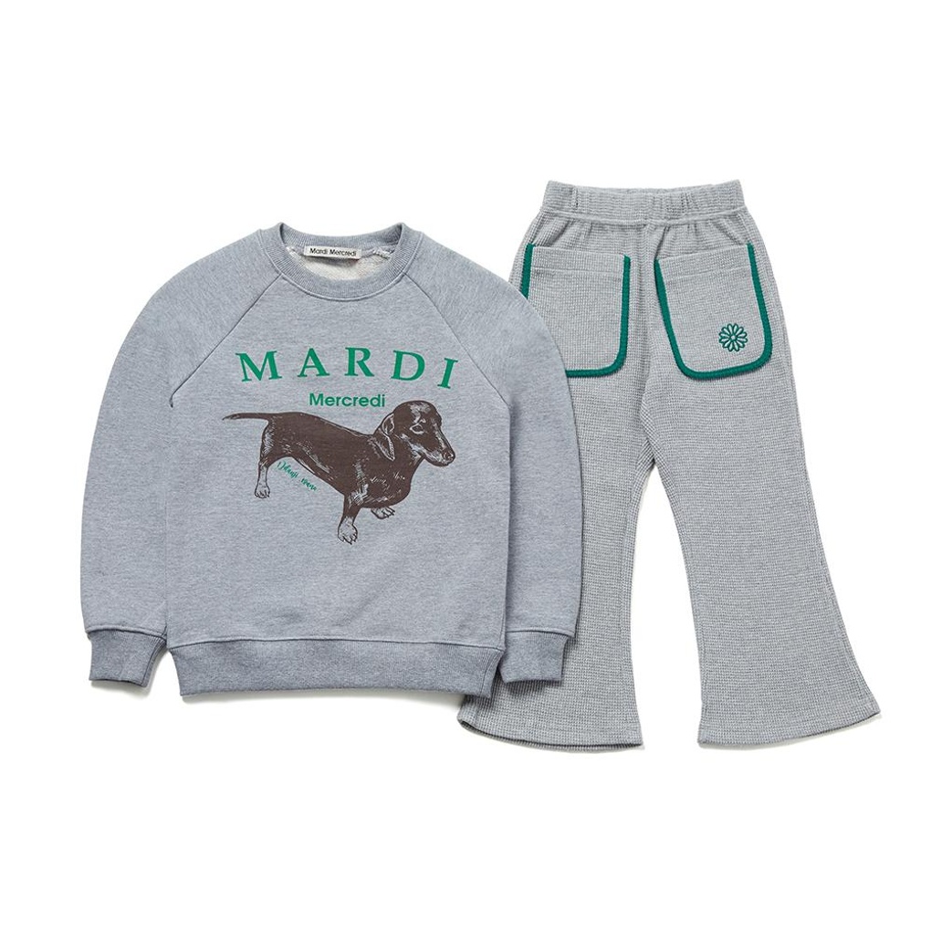 KIDS SETUP SWEATSHIRT DDANJI_GREY- KIDIKIDI