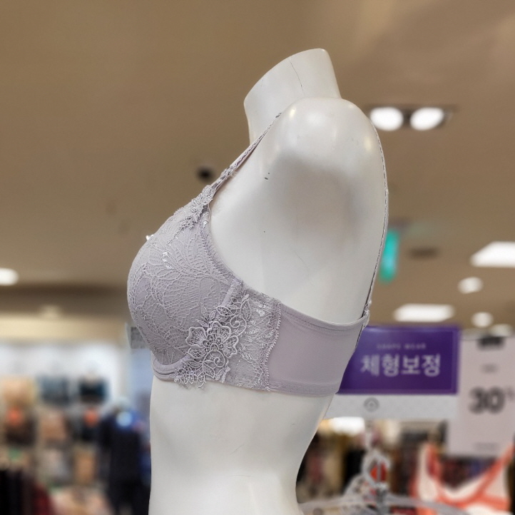 비비안 자가드 레이스 케미컬 자수 투톤 브라 C컵 BR1785A SGRY- 이랜드몰