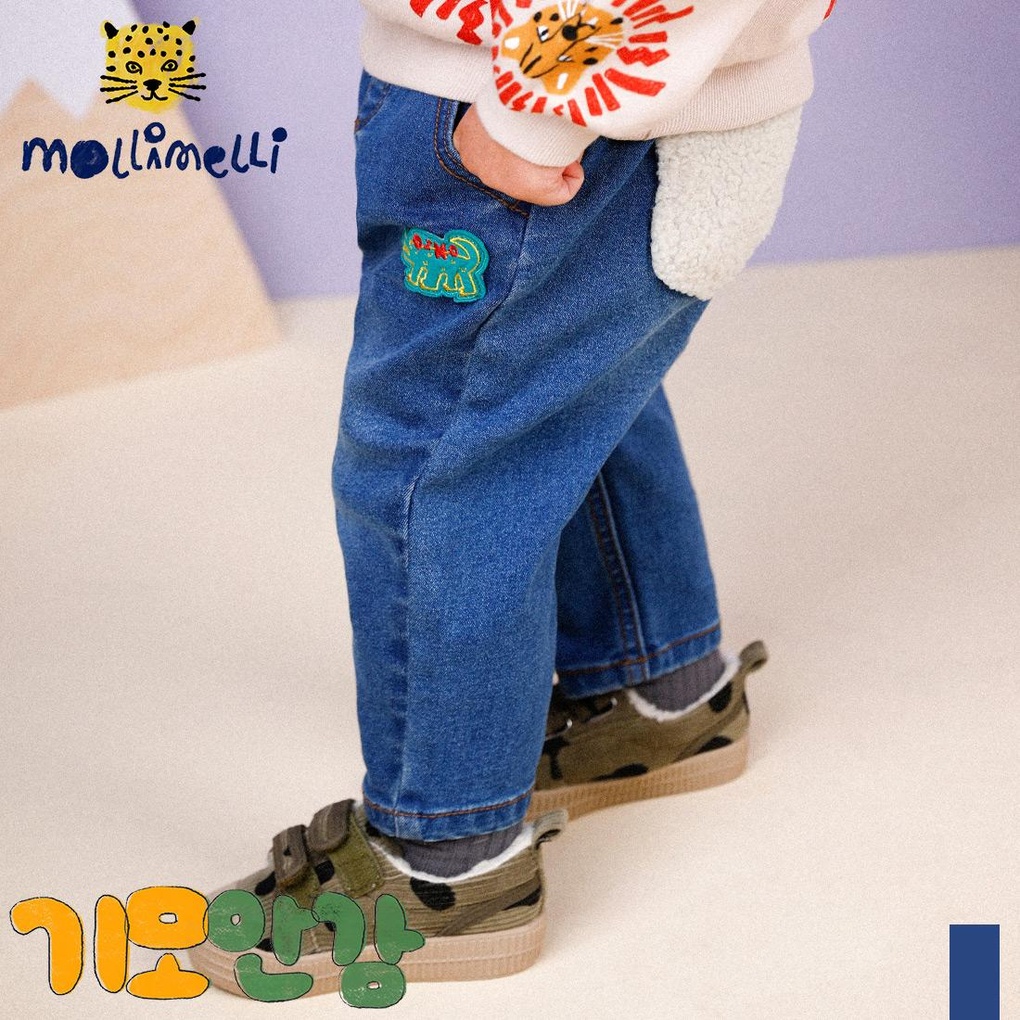 [몰리멜리] 몰리치즈기모데님팬츠- 이랜드몰