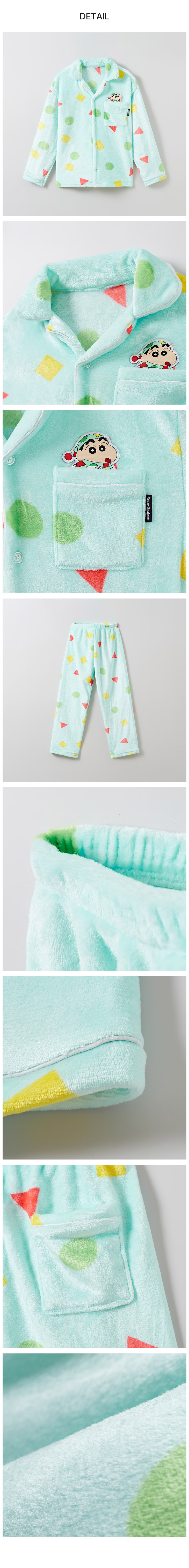 스파오(SPAO) (짱구) 못말리는 짱구 수면잠옷(MINT)_SPPPD4TU04