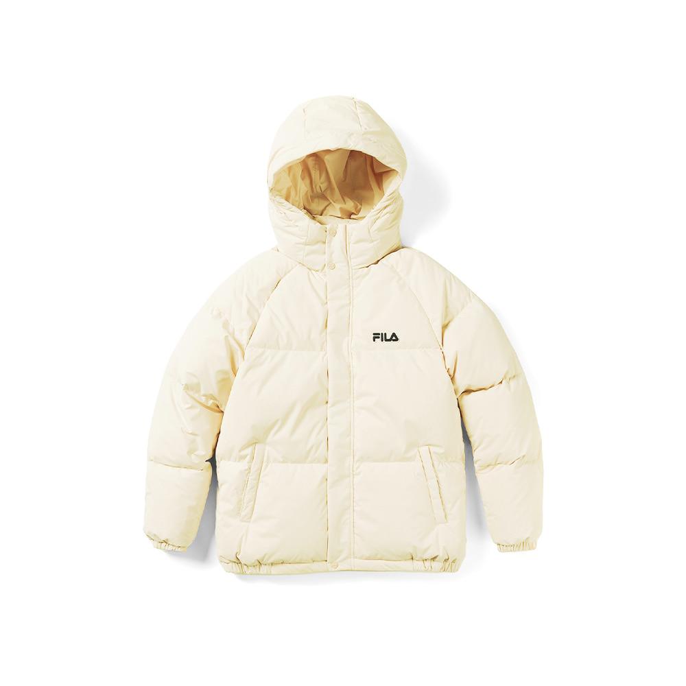 휠라 키즈 패딩 베이직 중다운 점퍼 CREAM- KIDIKIDI