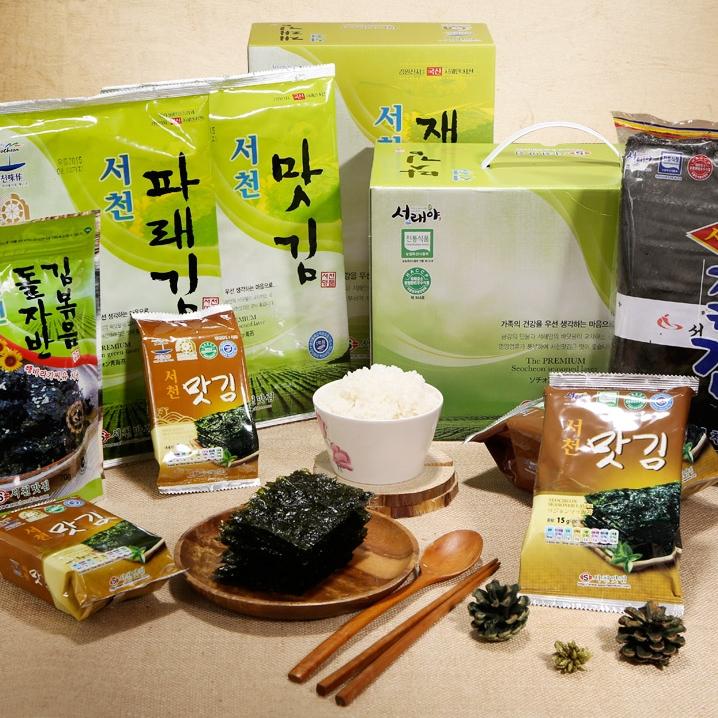 서천맛김 파래김/재래김/식탁김/도시락김 5종1택- 이랜드몰