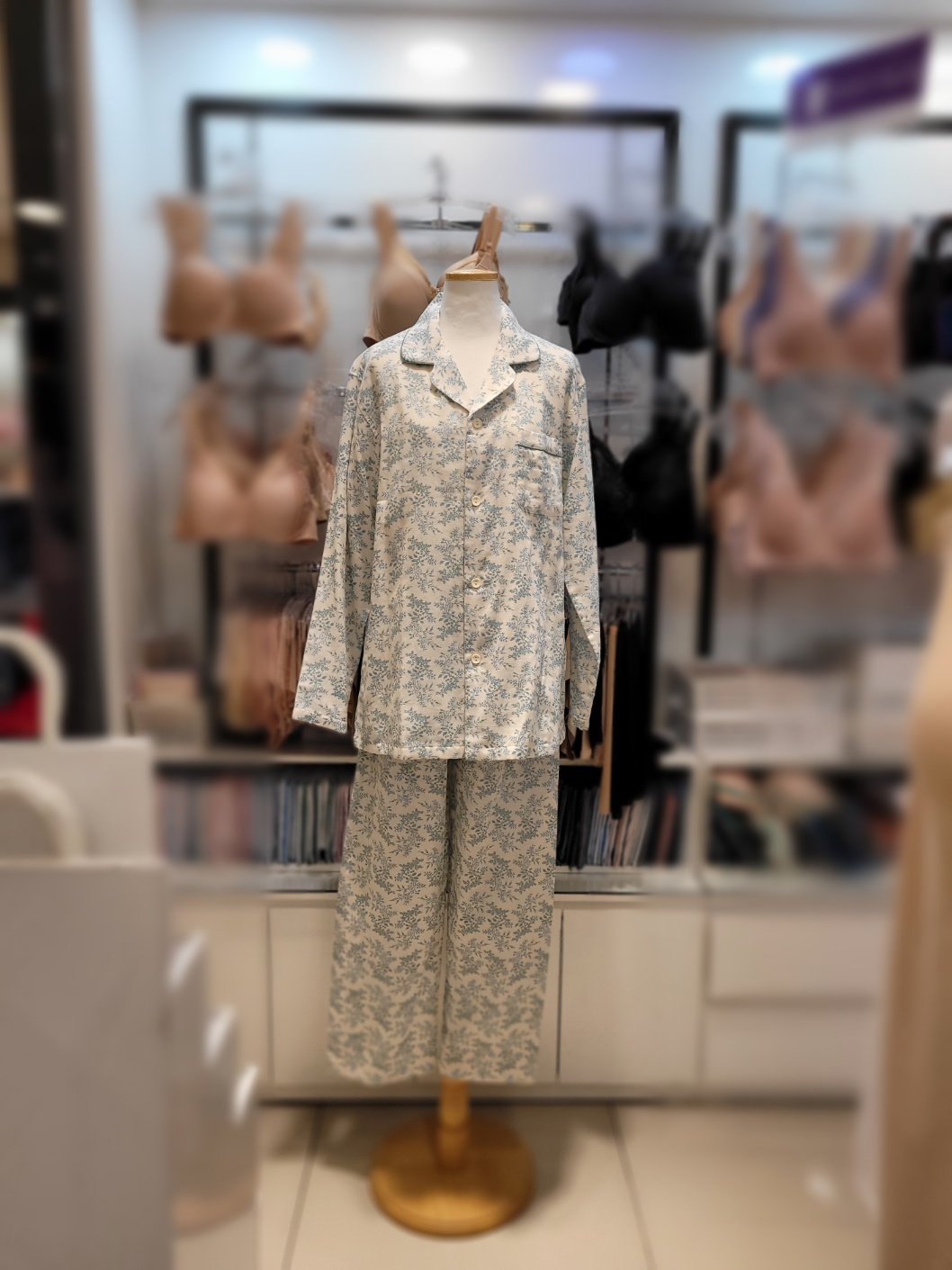 비비안 플라워 이중 거즈 원단 남성 잠옷 MP8798A- 이랜드몰