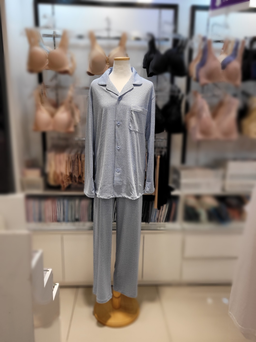 비비안 코트나 기하학프린트 남성잠옷 파자마 MP8803A- 이랜드몰