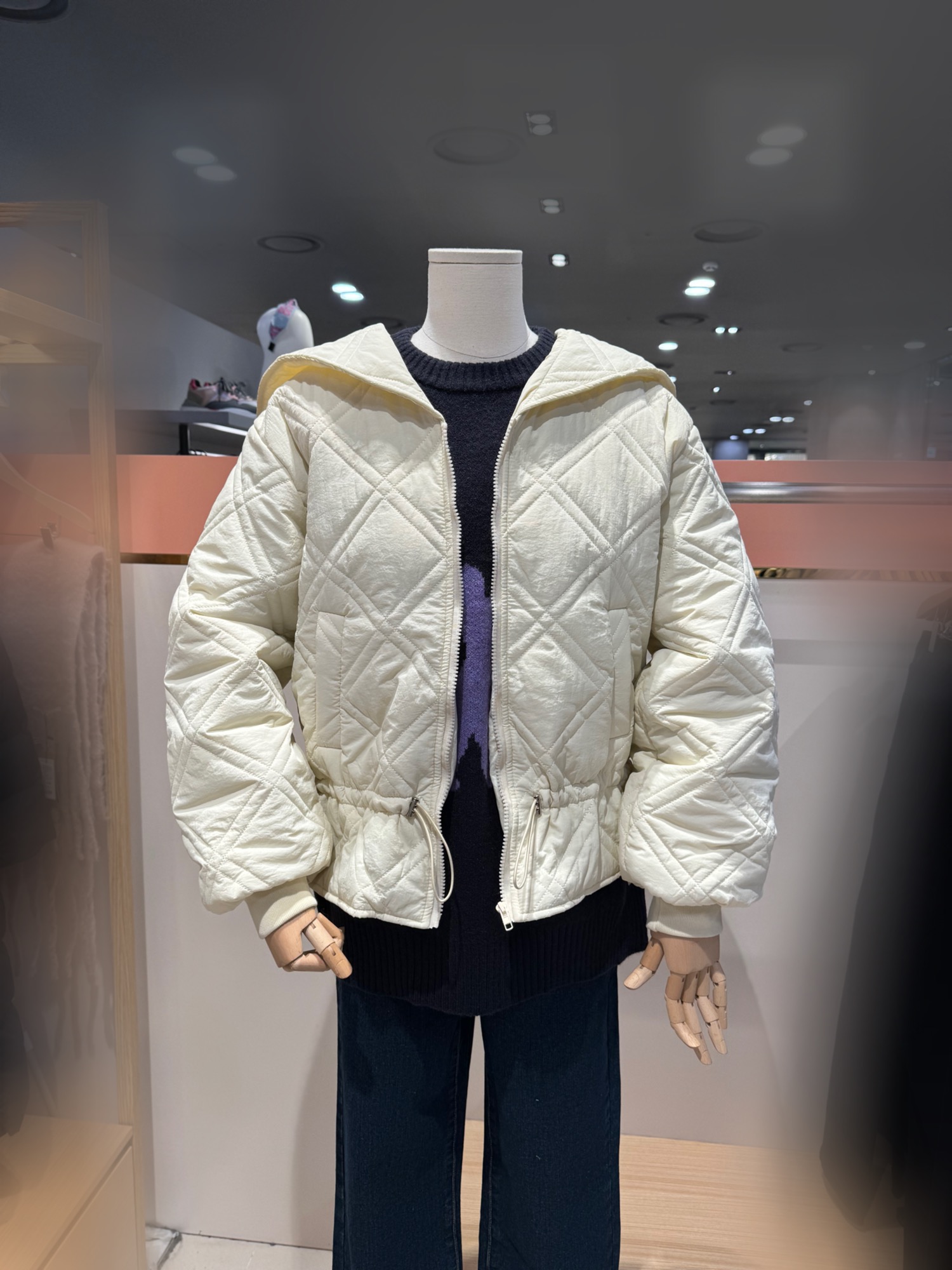 플라스틱아일랜드 세일러 빅카라 패딩 점퍼 PP7XD306 - 에누리 가격비교