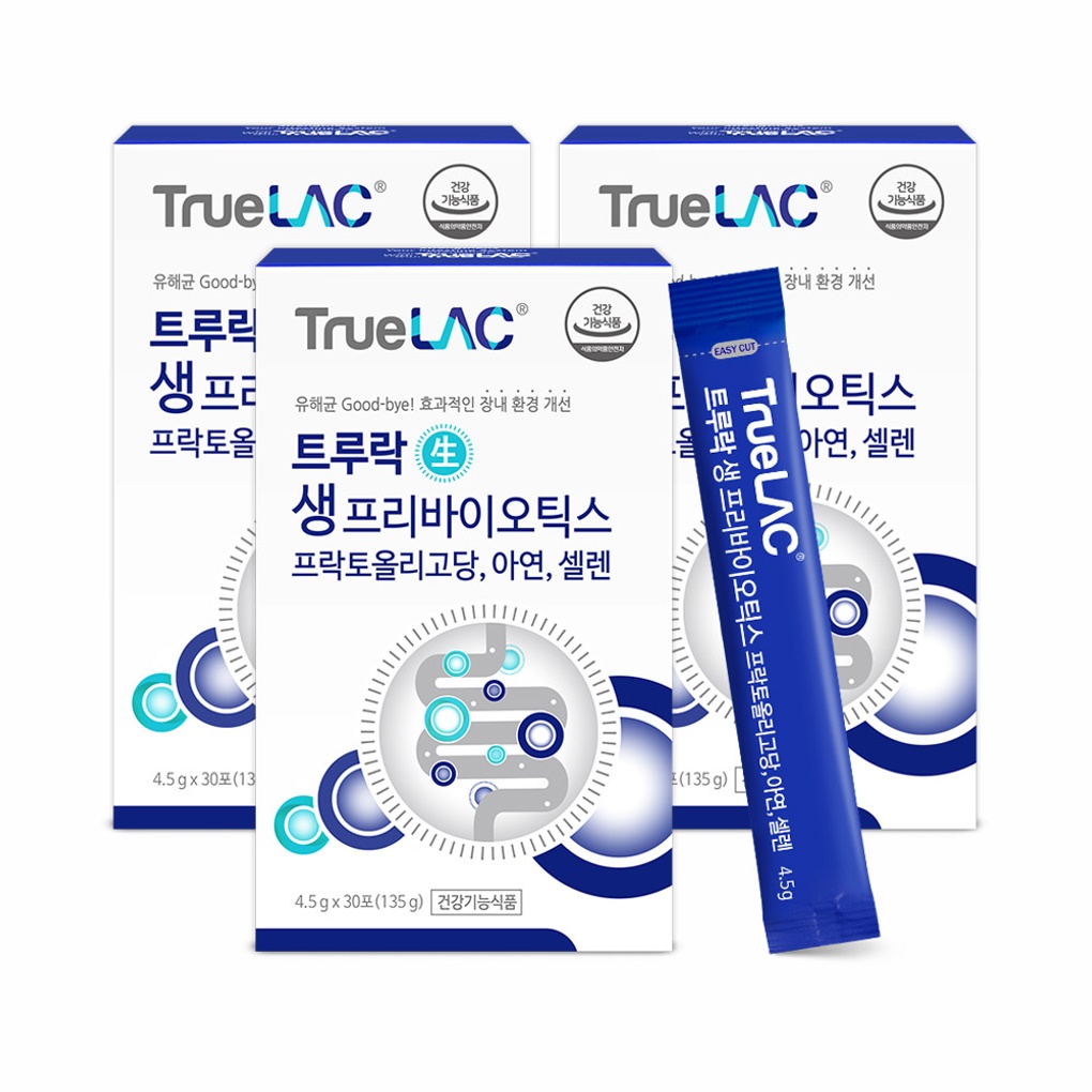 휴럼 트루락 생 프리바이오틱스 프락토올리고당, 아연, 셀렌 업 3박스- 이랜드몰