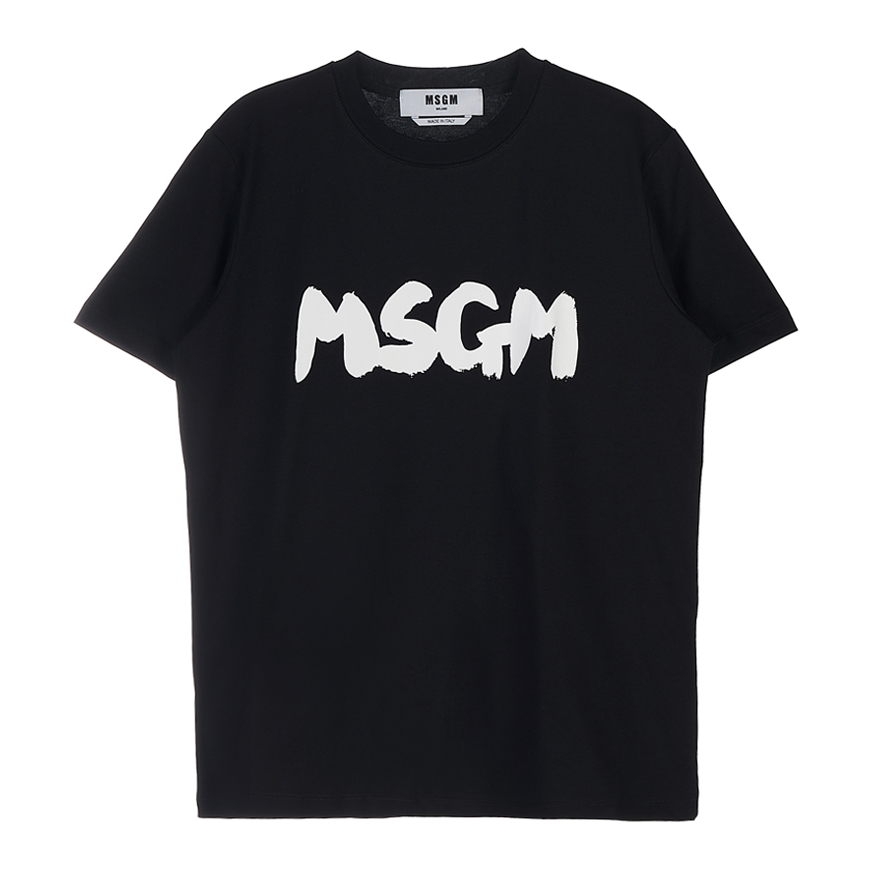 MSGM] 로고 프린트 티셔츠 3441MDM203 237002 99 /1- 이랜드몰