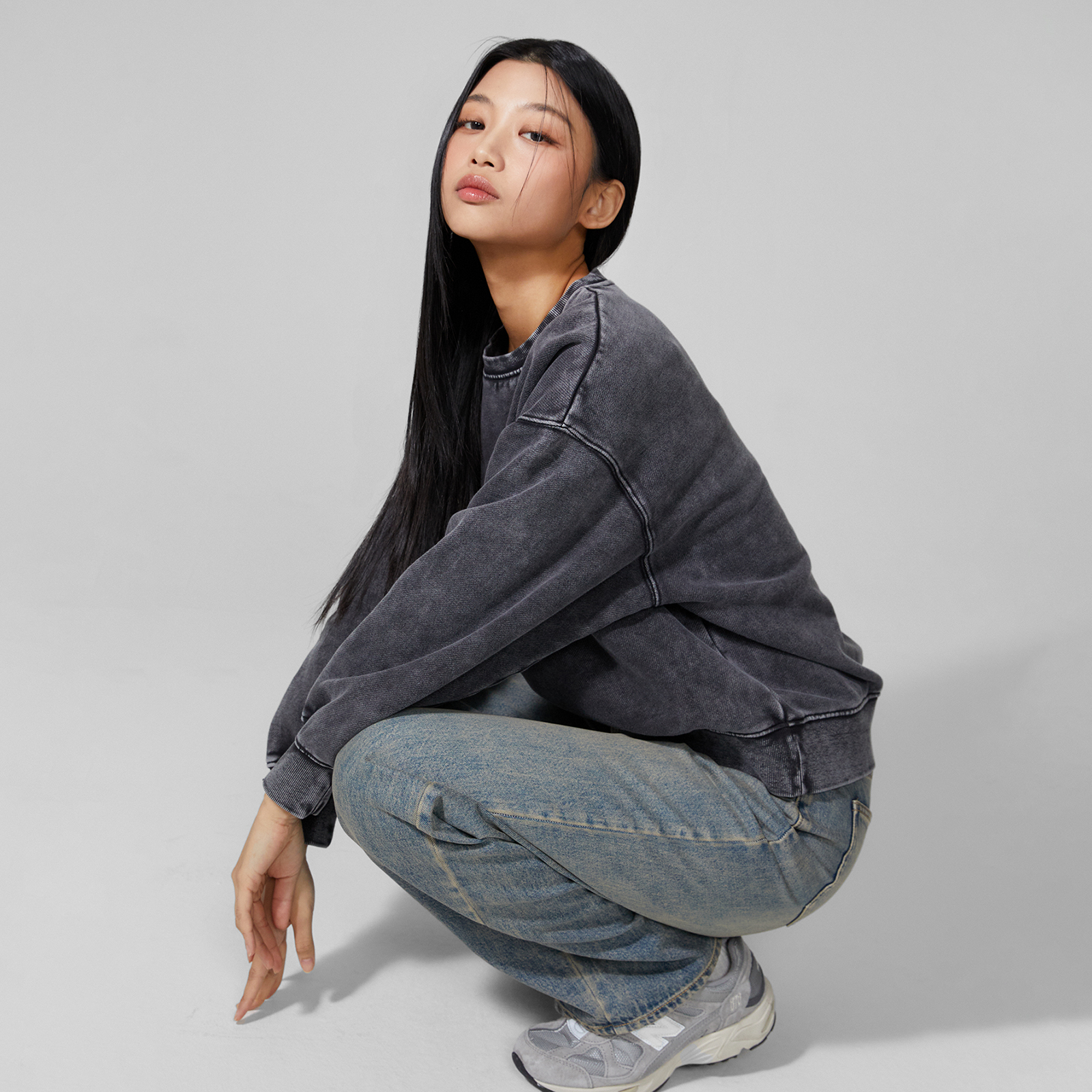 워시드 스웻셔츠_MIWLWDC09C- 이랜드몰