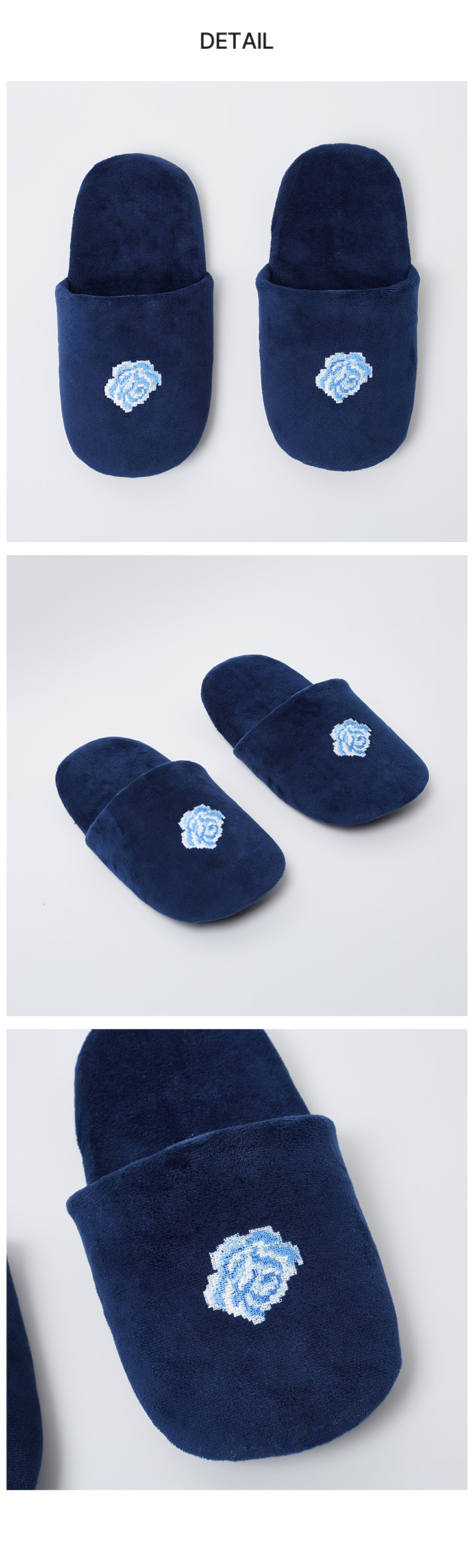 [ZEROBASEONE X SPAO] ROOM SHOES (NAVY)