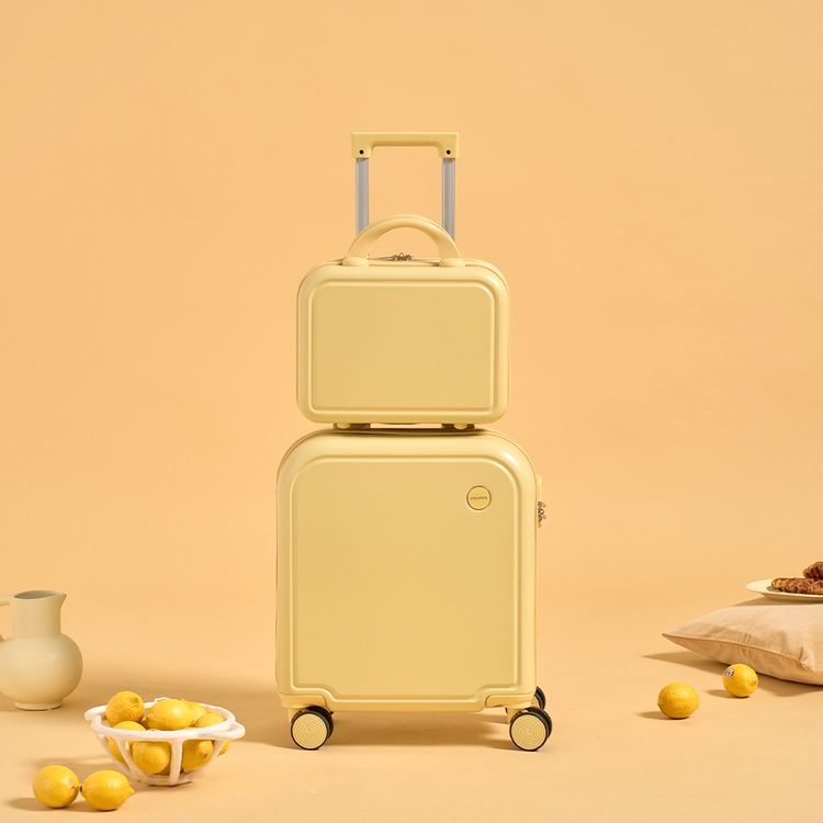 ON) PESPES. 캐롯 캐리어 2P 세트 (12+18형) 커스터드 크림 (기내용)- 모던하우스