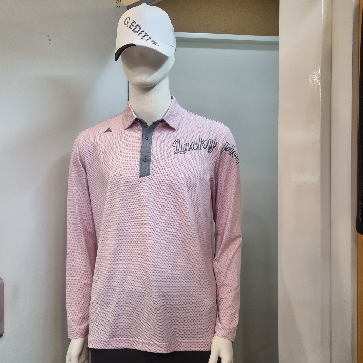 그린조이골프 남성 봄이월70%세일 솔리드 Y-T P23KY23M 핑크- 이랜드몰