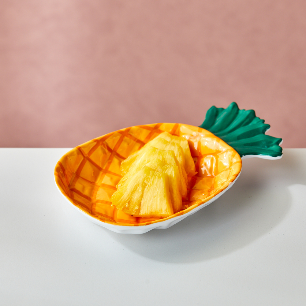 팝팝프루츠 멜라민 파인애플 모양접시 17CM_PL0124039- 이랜드몰