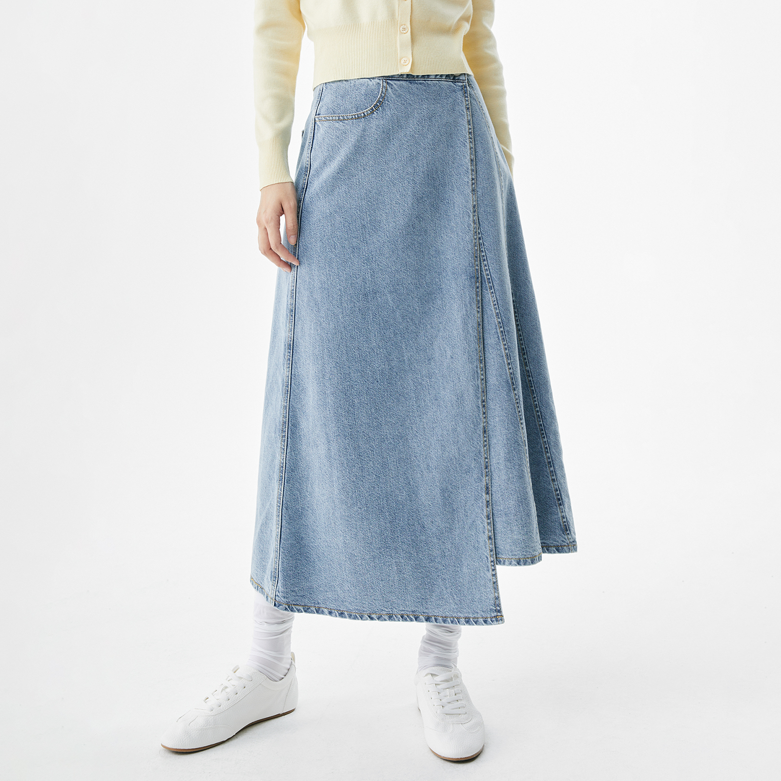 데님 랩 스커트_MIWWHE423J- 미쏘