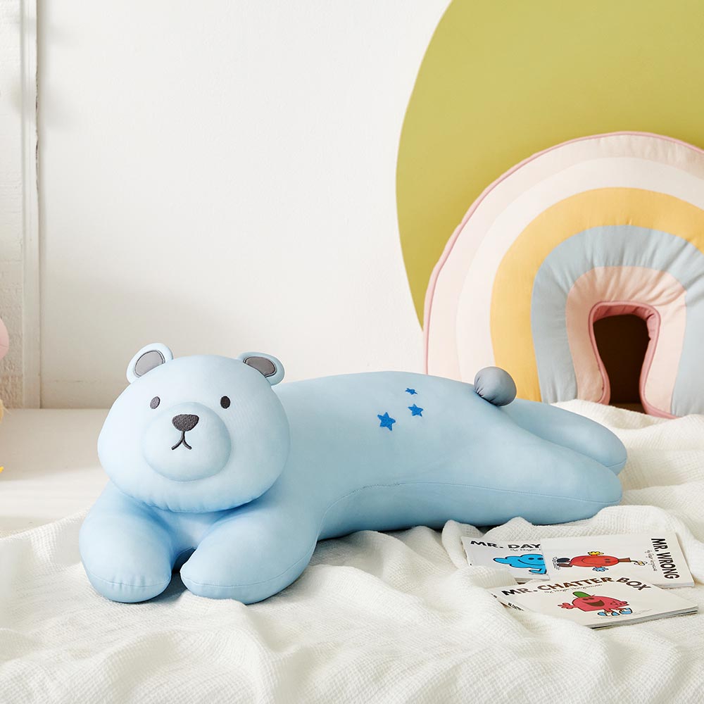 3도씨) 슈퍼쿨 애착 쿨링 바디필로우 곰고미 블루 61*20_CZ1124013