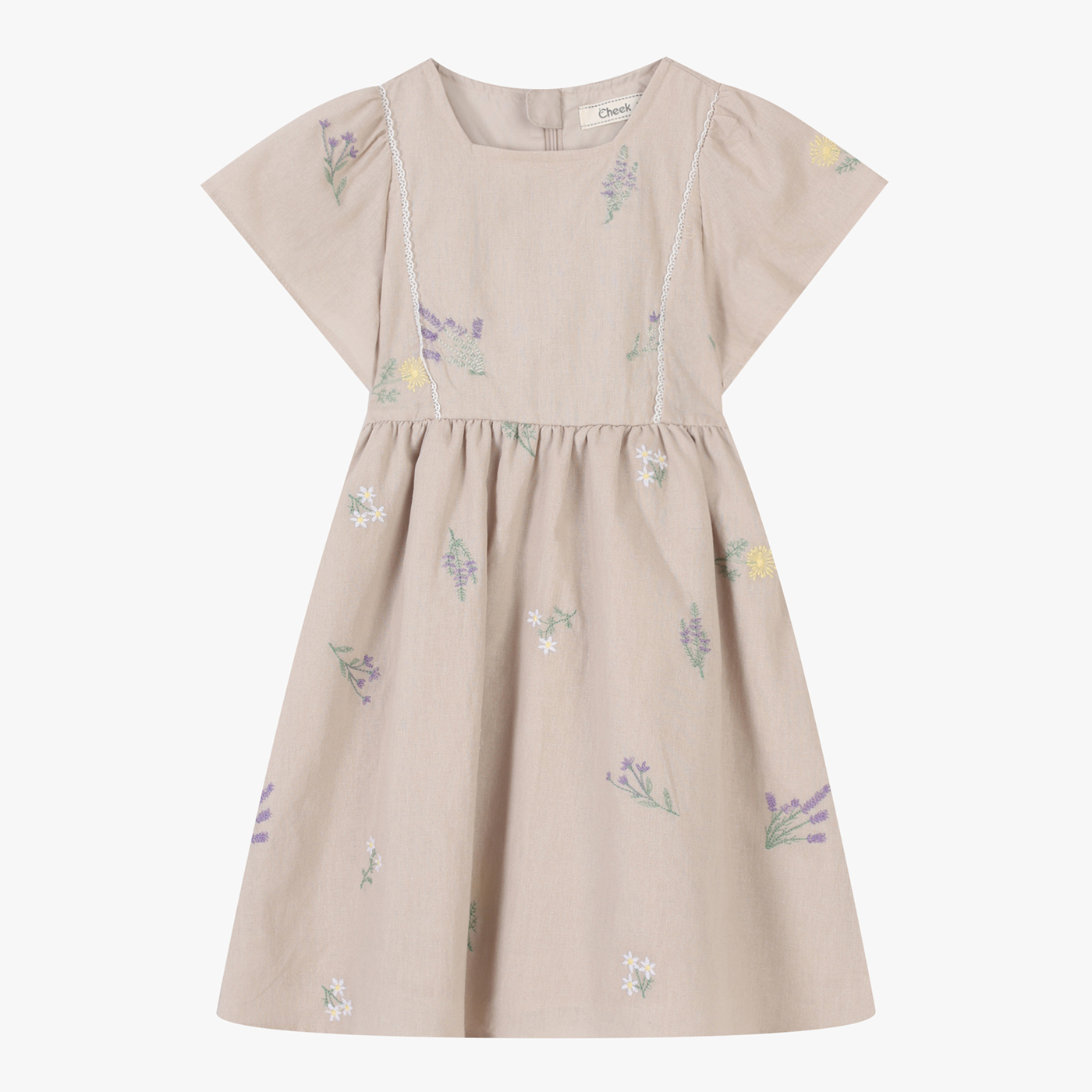 ㈜이랜드글로벌 [치크(CHEEK)]라벤터꽃 자수 원피스 CKOW2449G