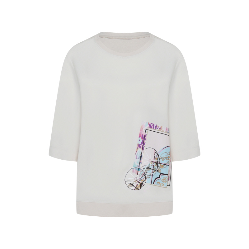 (주)아이디룩 NC부천점 G3MB0X8 기비 프린터칠부슬림블라우스