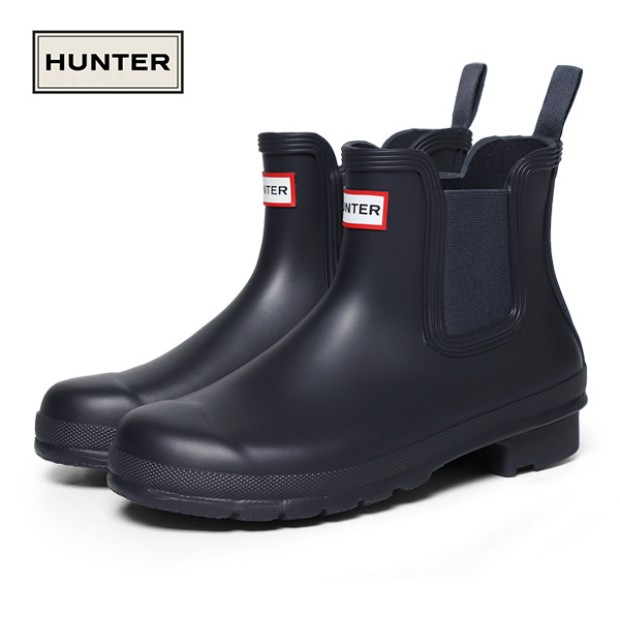 [헌터(HUNTER)][헌터] 우먼스 오리지널 첼시 레인부츠 WFS2078RMA NVY