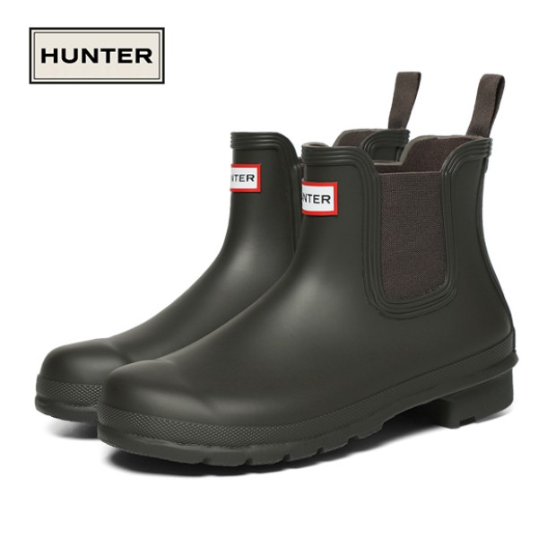 [헌터(HUNTER)][헌터] 우먼스 오리지널 첼시 레인부츠 WFS2078RMA-BCH