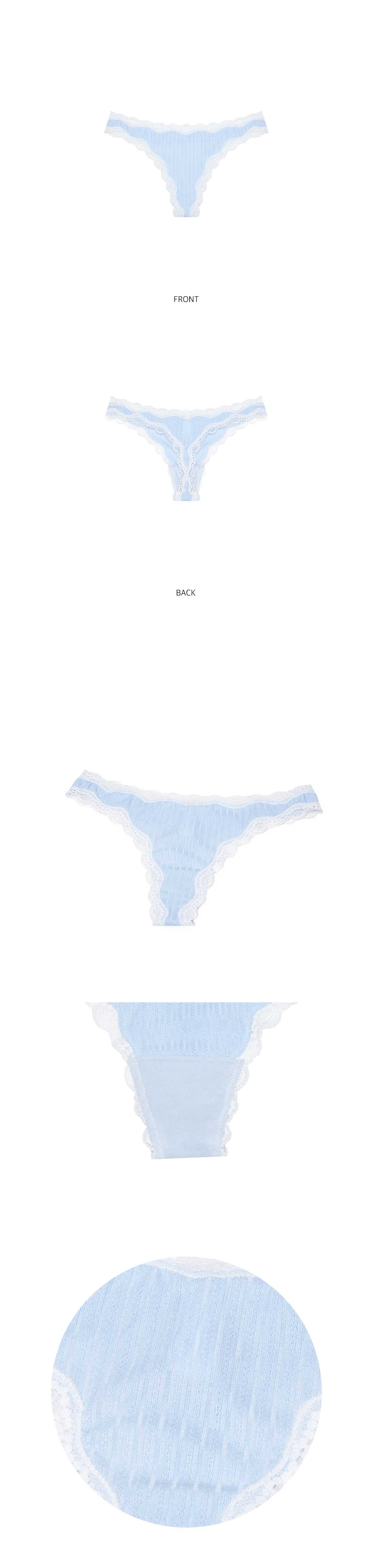 [1+1] 레이스 티팬티/치키팬티/사각팬티 모음(하이레그) 상세 이미지 11