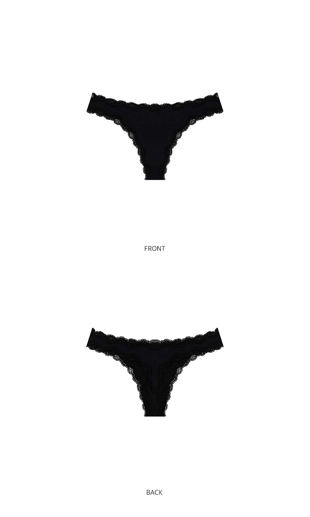 [1+1] 레이스 티팬티/치키팬티/사각팬티 모음(하이레그) 상세 이미지 10