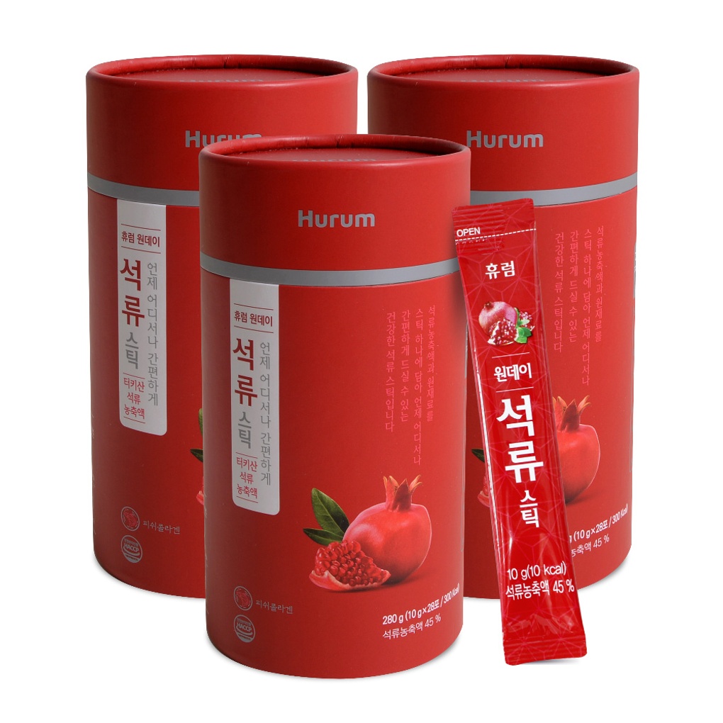 휴럼 원데이석류스틱 10g*28포 * 3개 / 소비기한 2025년 1월- 이랜드몰