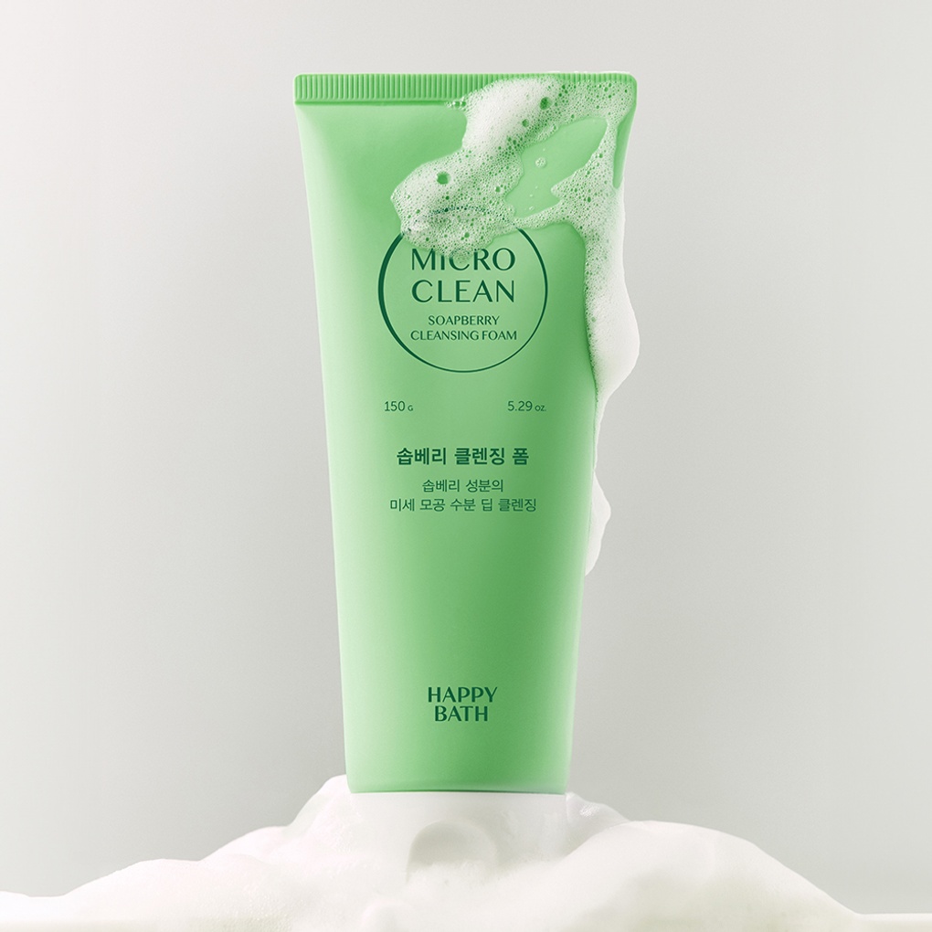 해피바스 마이크로클린 솝베리 클렌징폼 150g 1입- 이랜드몰