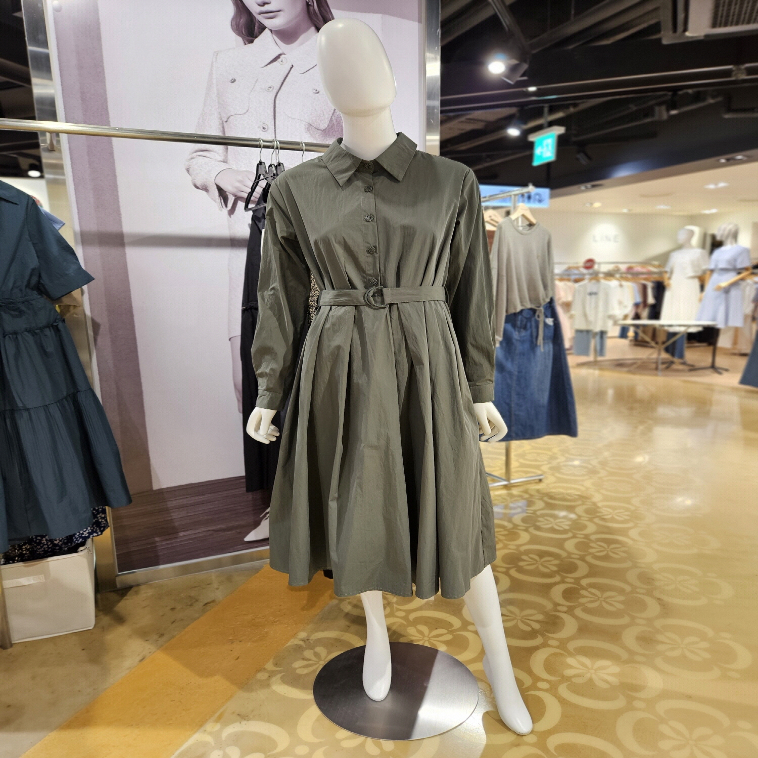 코인코즈 벨티드 오픈형 원피스 DW3AO308- 이랜드몰