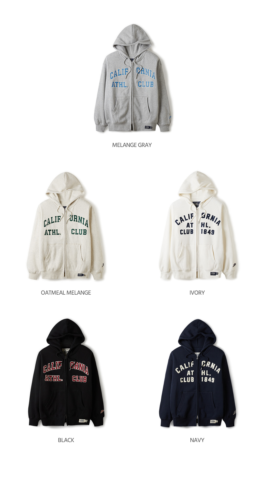 Signature Patch Hood Zip-up / WHMZF1111U 상세 이미지 13