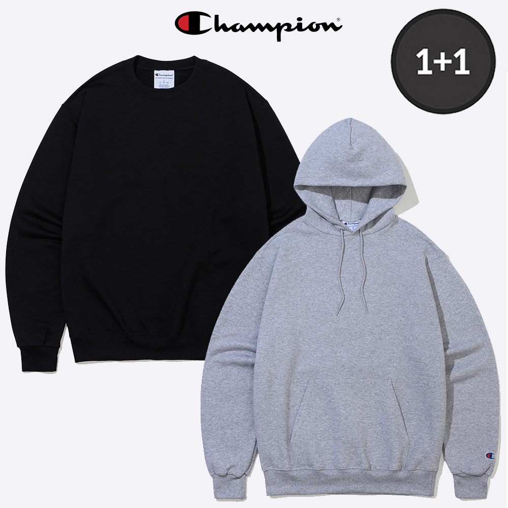챔피온 [1+1] 챔피온 S600 맨투맨+챔피온 S700 후드티