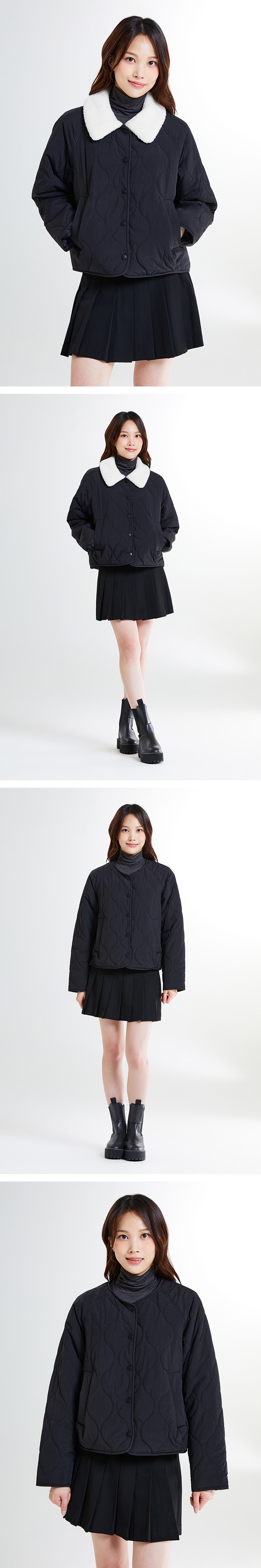 탈착 칼라 경량 퀼팅 재킷_SPJAE4TG01 상세 이미지 5