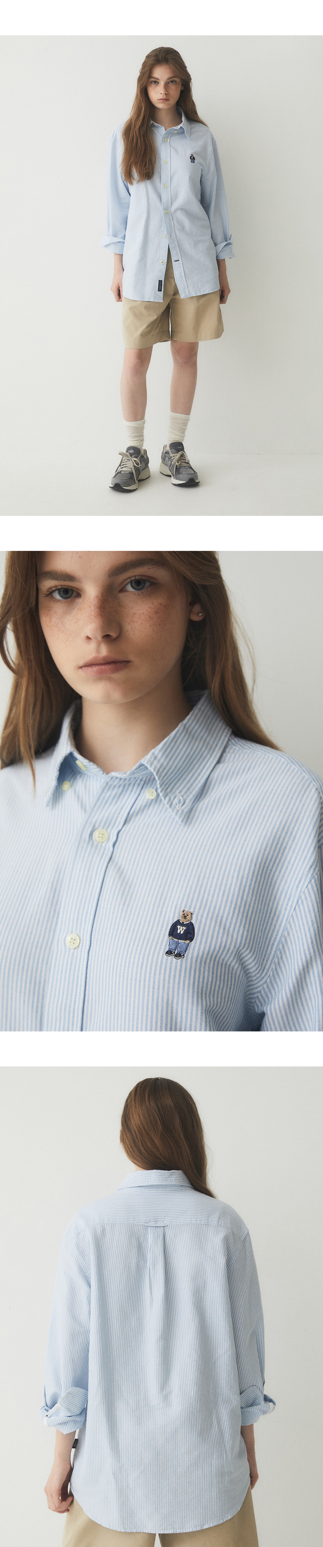 【WHO.A.U】Steve Striped Shirts Steve Multi Stripe T-Shirt[B] - 후아유닷컴