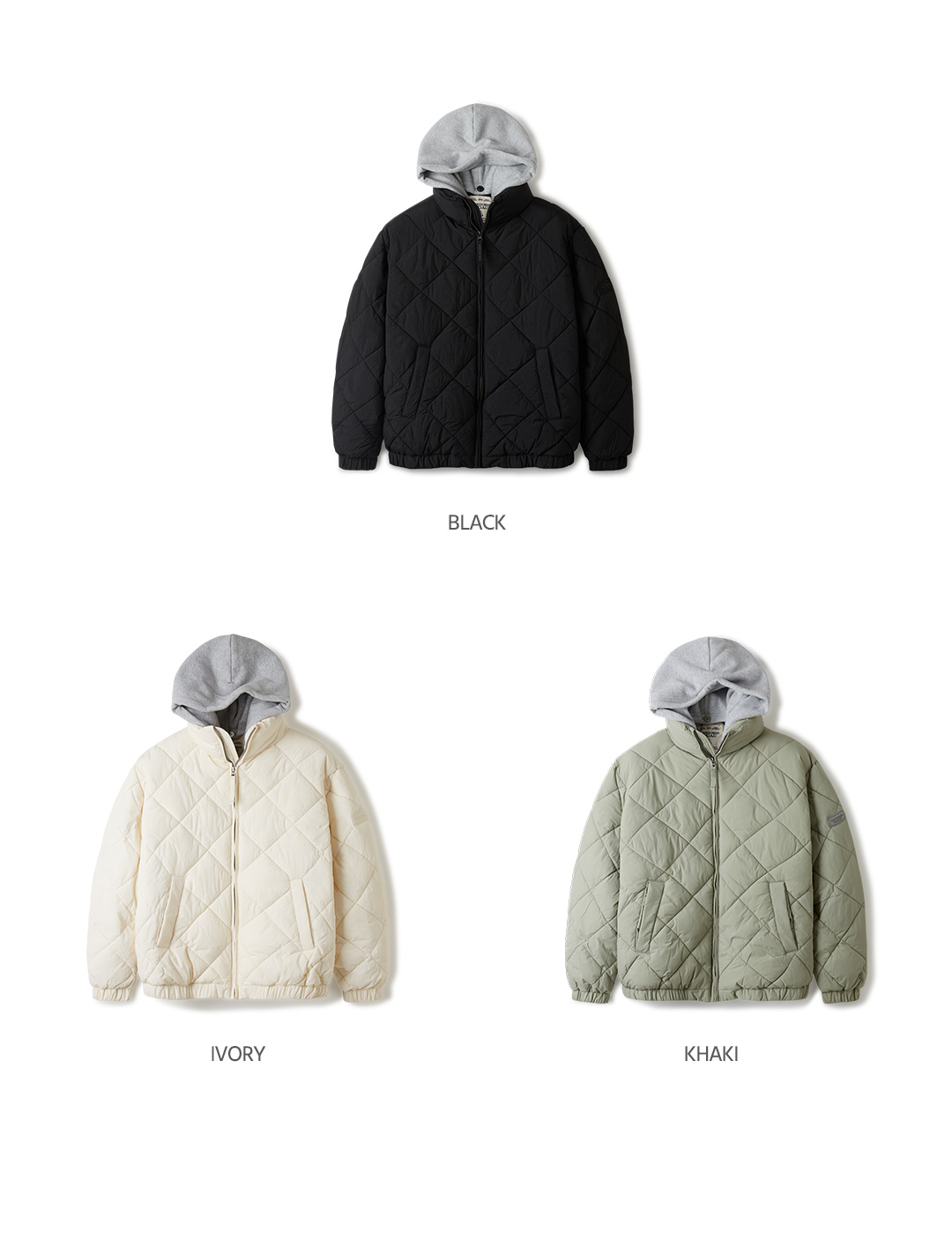 ◆WHO.A.U◆Hood Quilting Jumper 男女兼用 送料税込 24新作 후아유닷컴 후아유 공식 온라인 스토어
