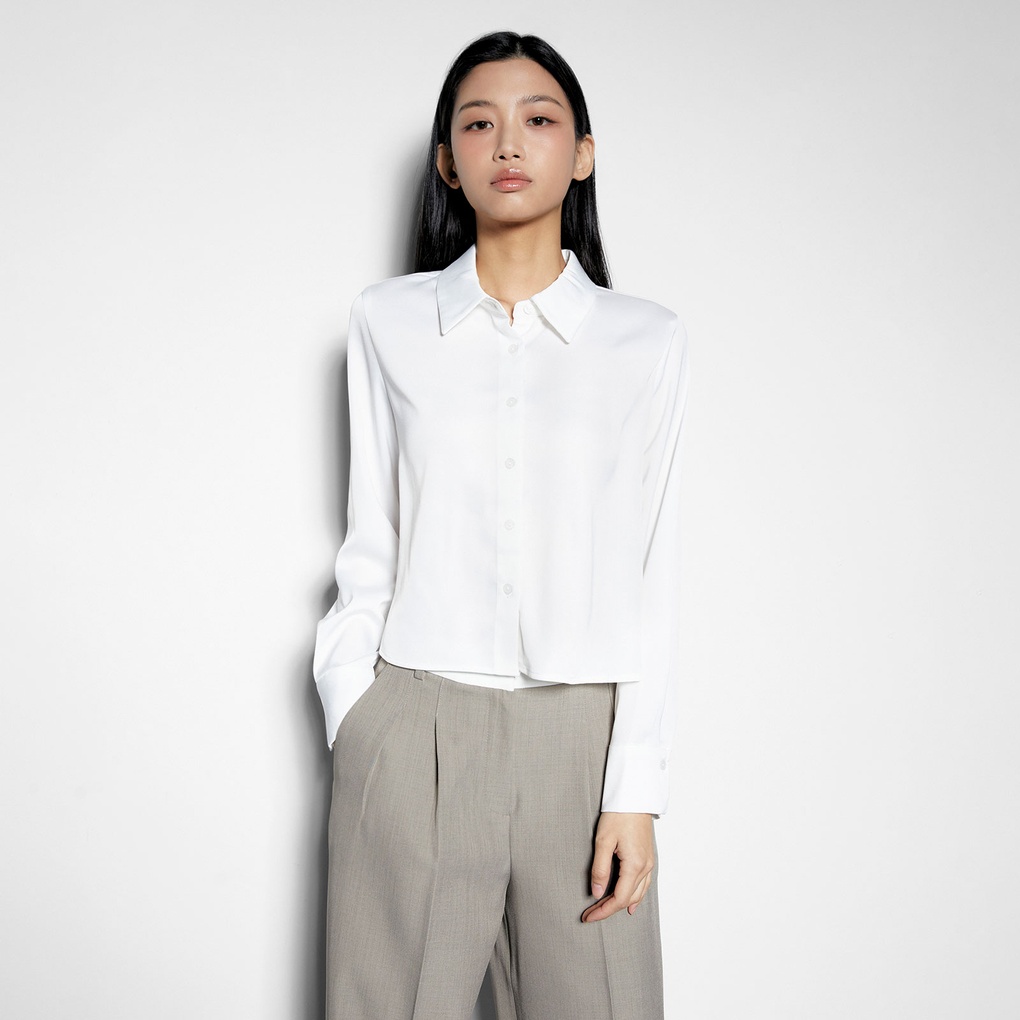 [헬로시모네] Carolina 블라우스 사블레 블루 SS26-CARBLSABL