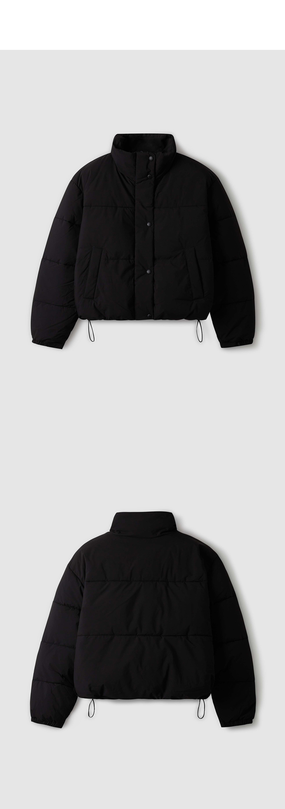 ◆WHO.A.U◆High Neck Short Puffer Padding WHJPE4V15F 韓国発 High Neck Short Puffer Padding - 후아유닷컴