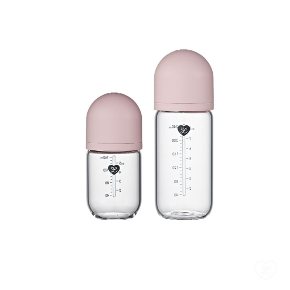 러빗 모두 안심 유리젖병 160ml (3colors)- KIDIKIDI