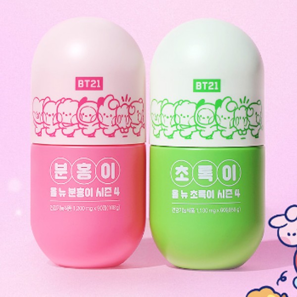GRN 벨리곰 슬림밸런스 분홍이 초록이 1SET- 이랜드몰